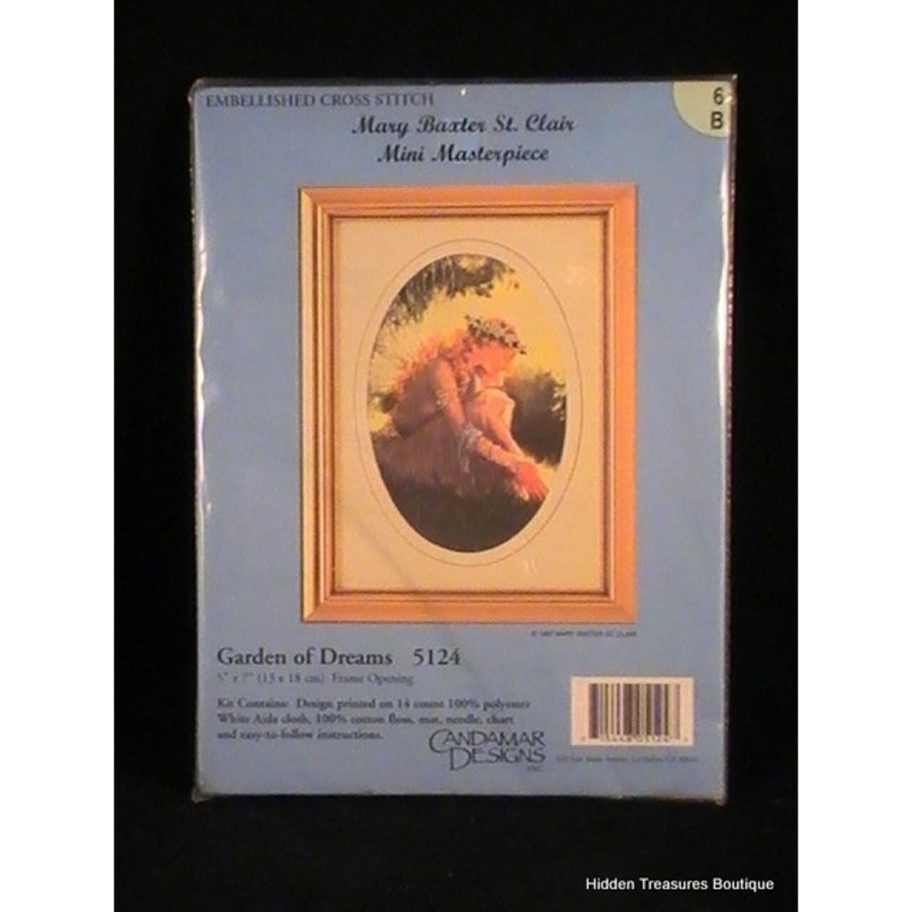 Garden Of Dreams Embellished Cross Stitch By Candamar Designs NIP #5124